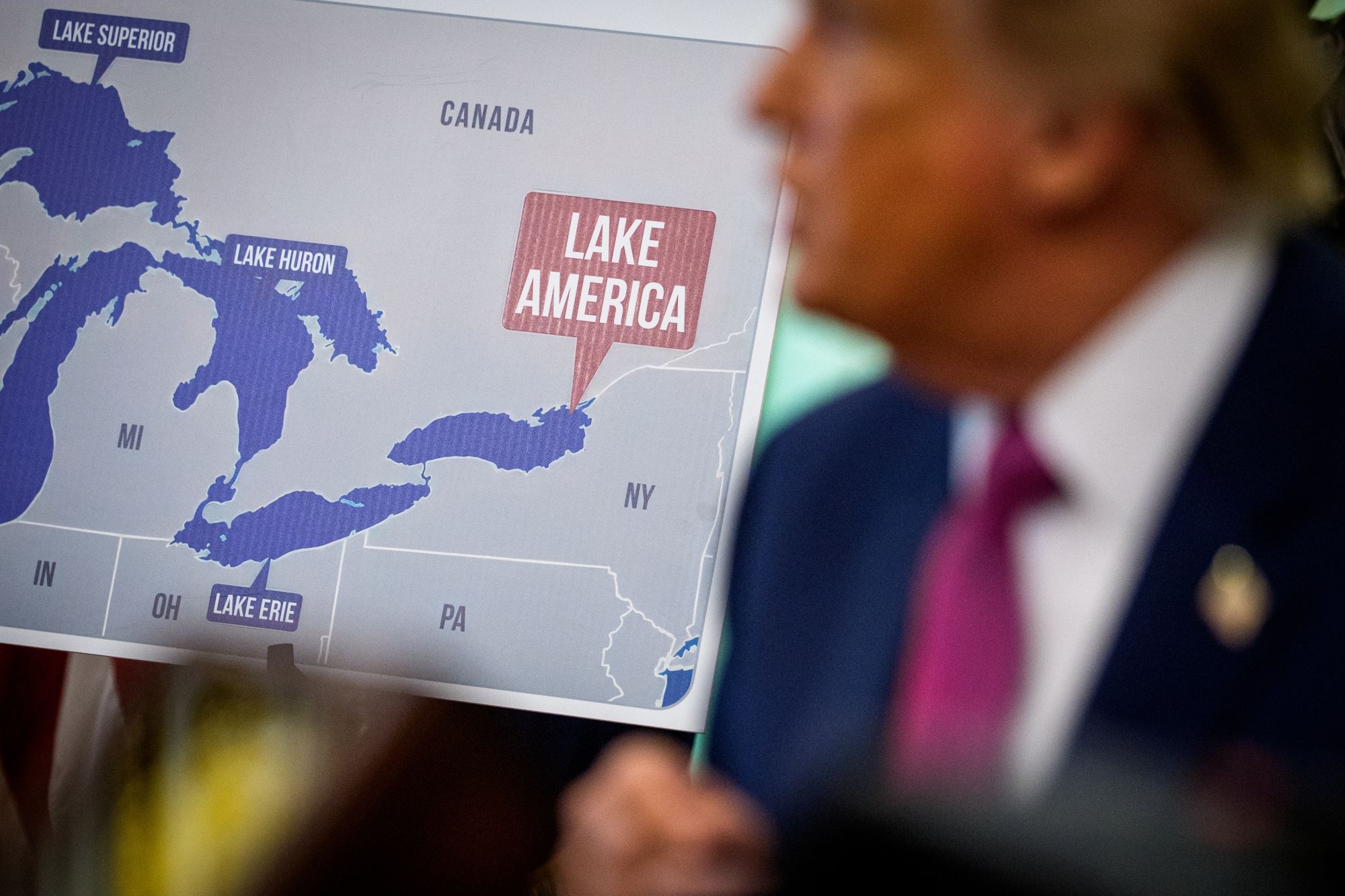  A map labeling Lake Ontario 