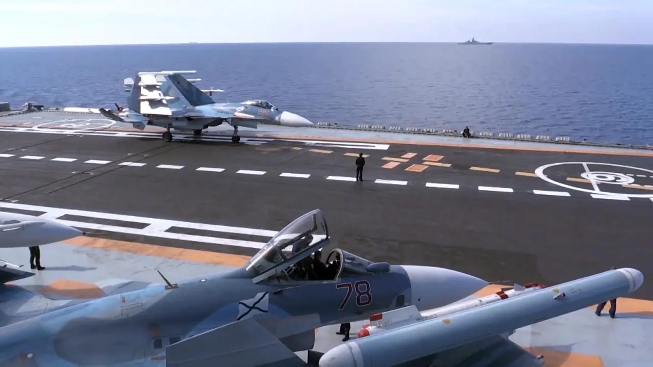 The Admiral Kuznetsov

