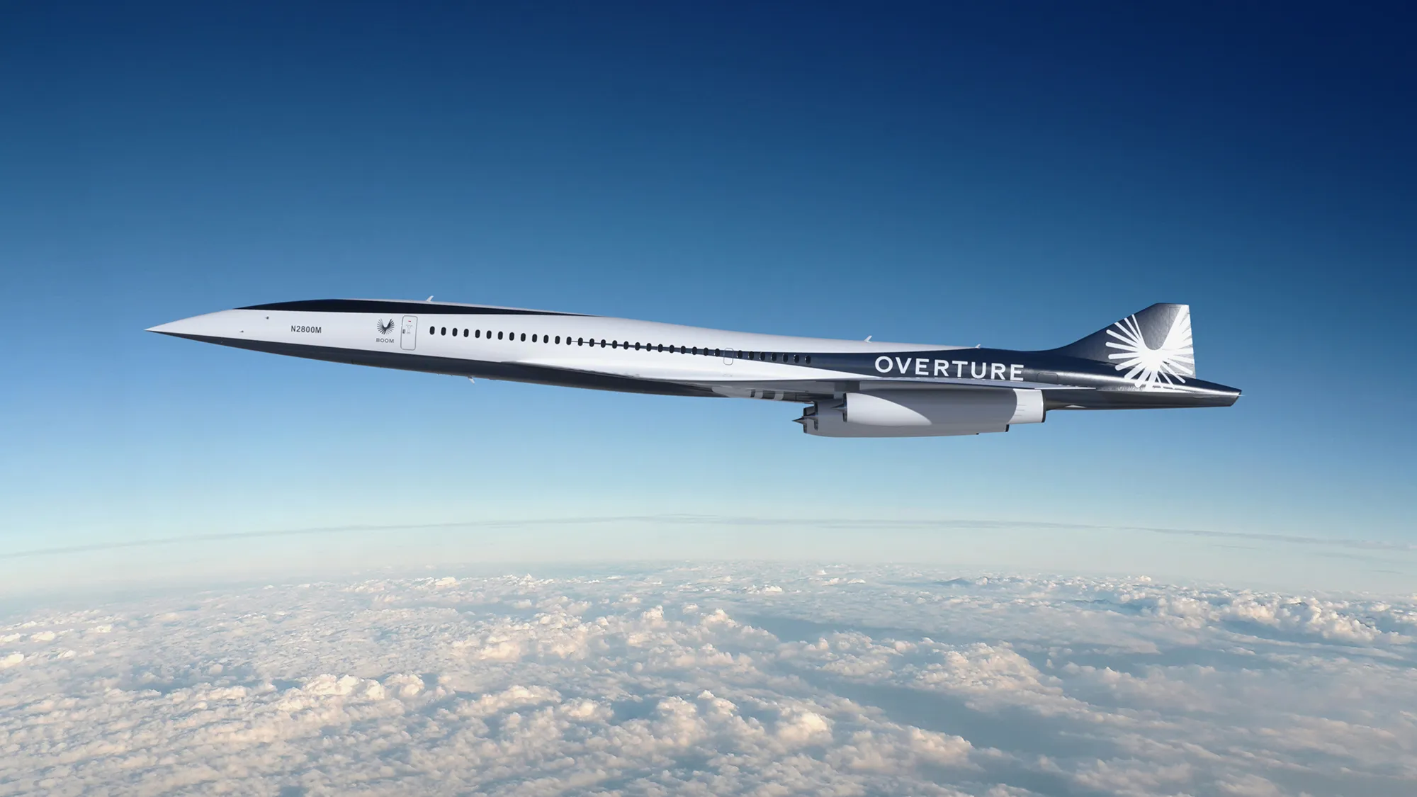 Overture jet from Boom Supersonic