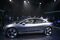 Attendees view the Jaguar Land Rover Automotive PLC I-Pace Electric Concept luxury sport utility vehicle (SUV) during an event in Los Angeles, California, U.S., on Sunday, Nov. 13, 2016. Jaguar's working on its first electric car, a sport utility vehicle with a large glass roof and cutouts in the hood, as the luxury brand joins the race to meet ever-tightening emissions rules. Photographer: Patrick T. Fallon/Bloomberg