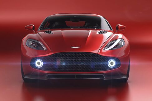 The concept was developed at Aston headquarters in Gaydon, England; interior work was conceived in Milan.