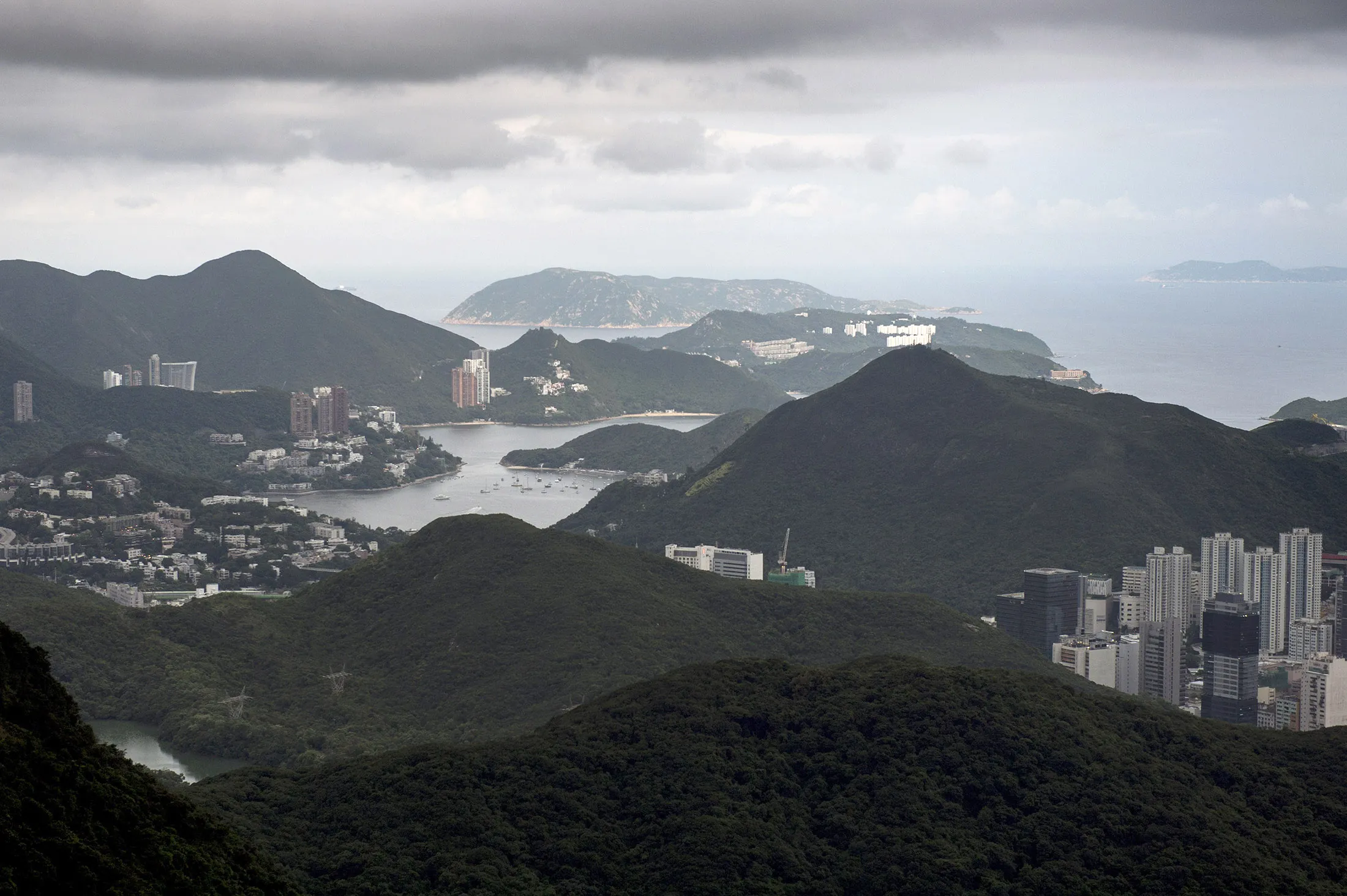 Victoria Peak district of Hong Kong.