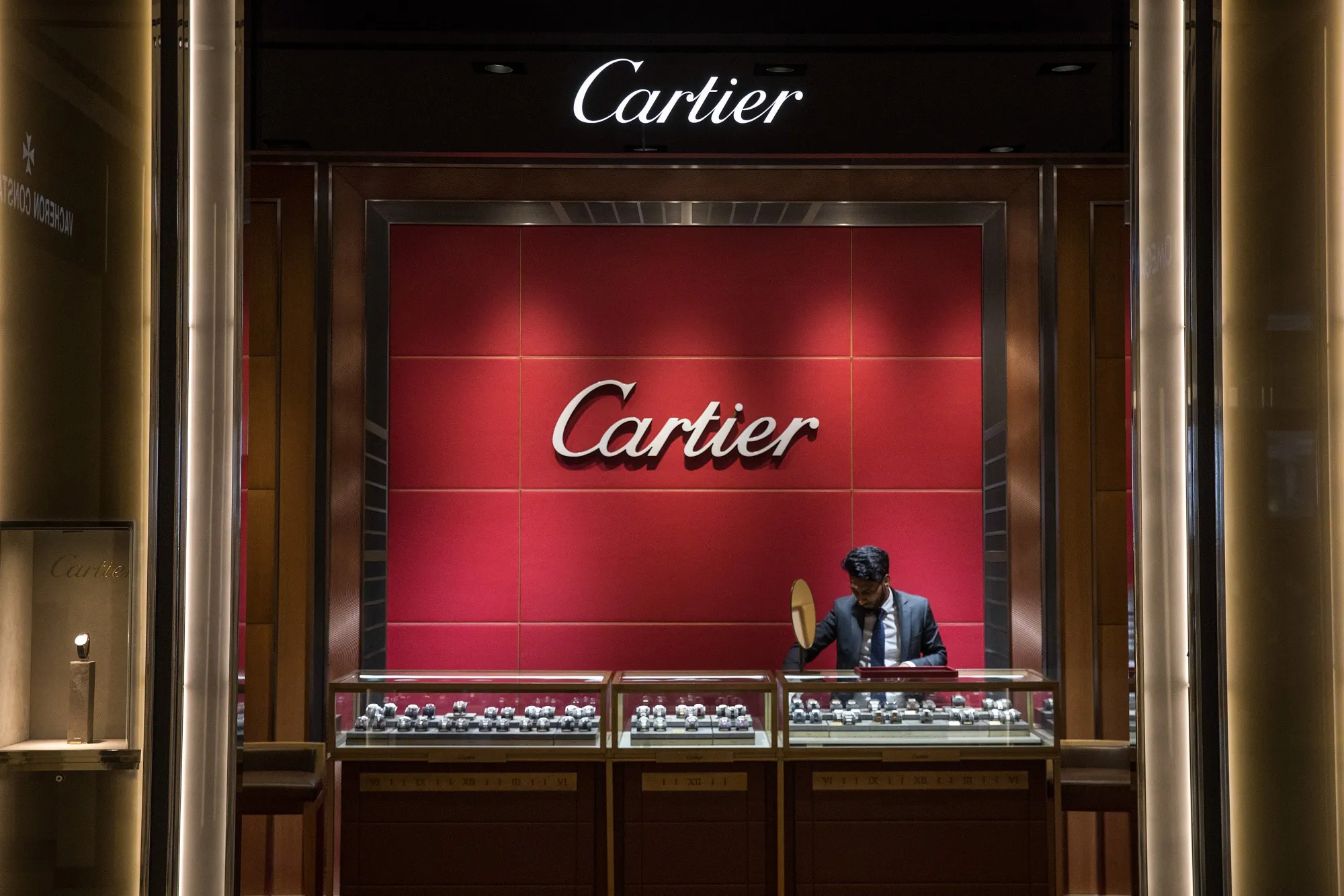 A Cartier concession in London.