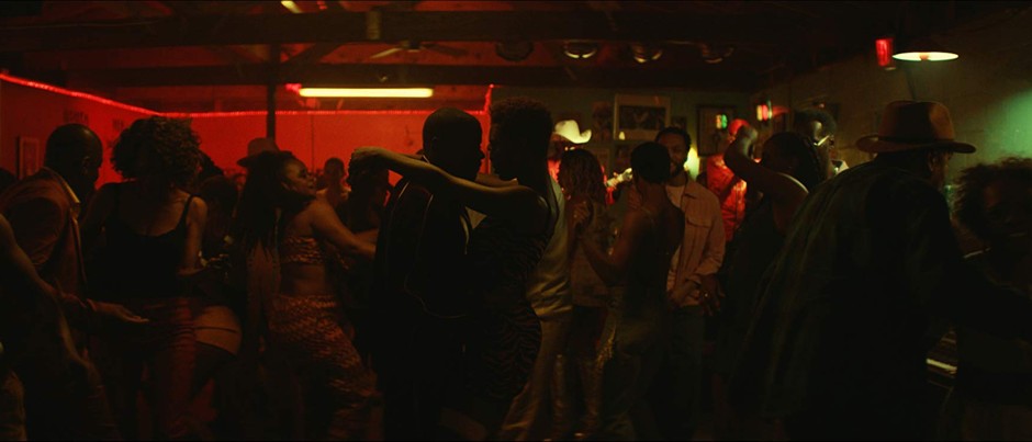 In a scene from 'Queen & Slim,' the film's fleeing protagonists find temporary refuge in a Deep South juke joint.