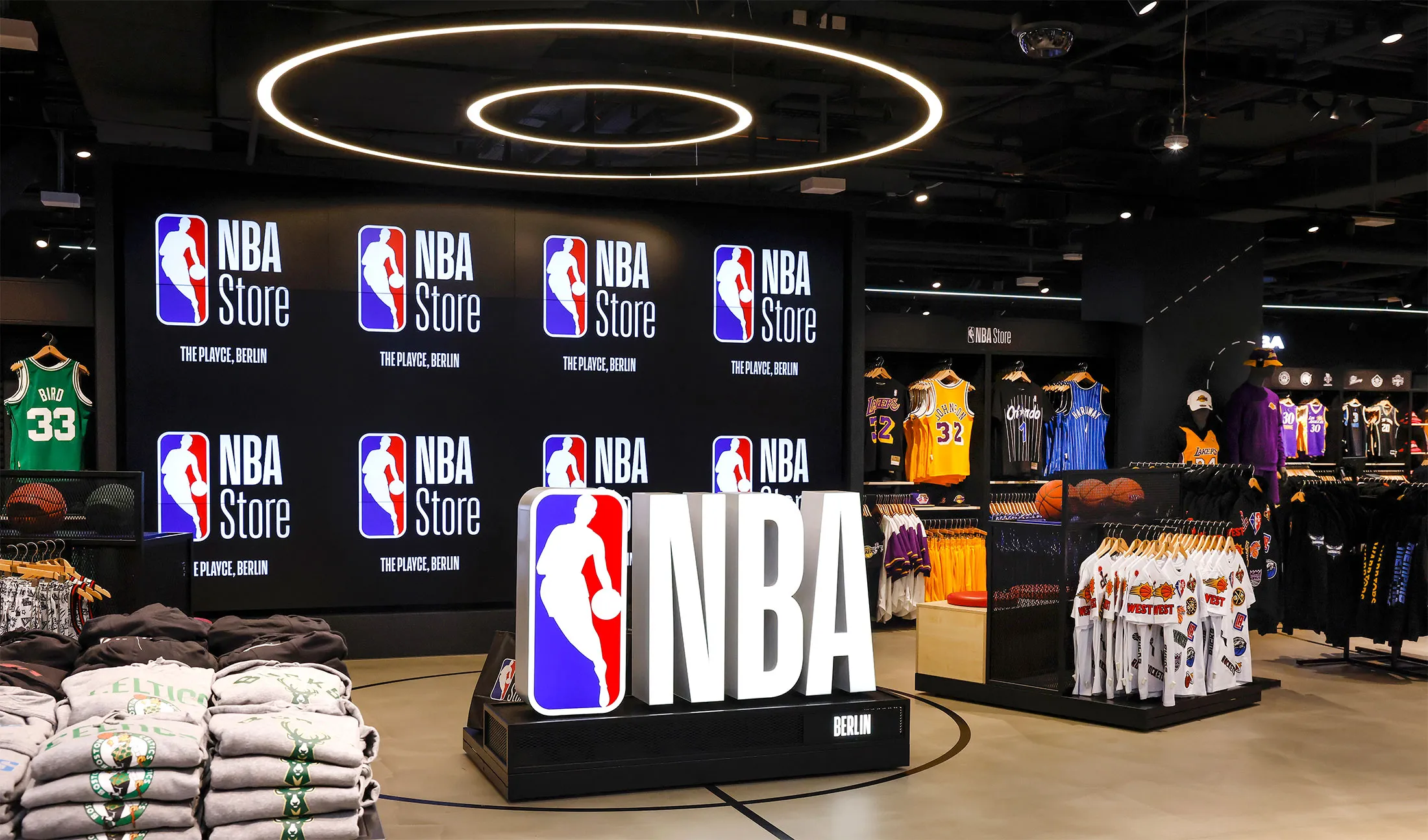 The NBA store in Berlin, Germany.