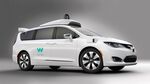 Chrysler Pacifica Hybrid minivan, equipped with Waymo's self-driving technology.