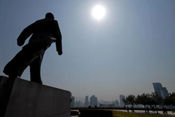 Deng towers over Shenzhen, literally.
