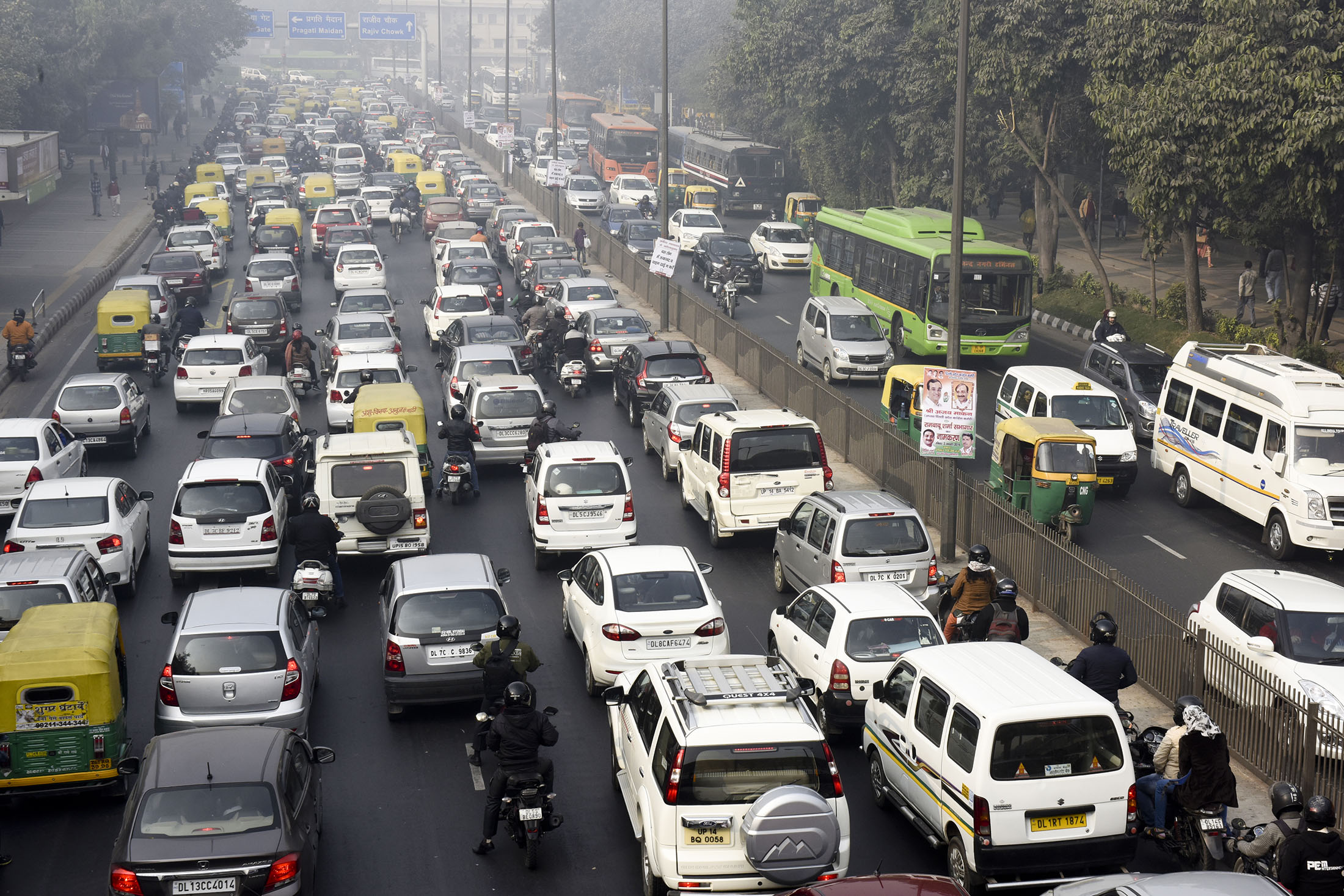 Odd-even Vehicular Restriction Trial Scheme In Delhi
