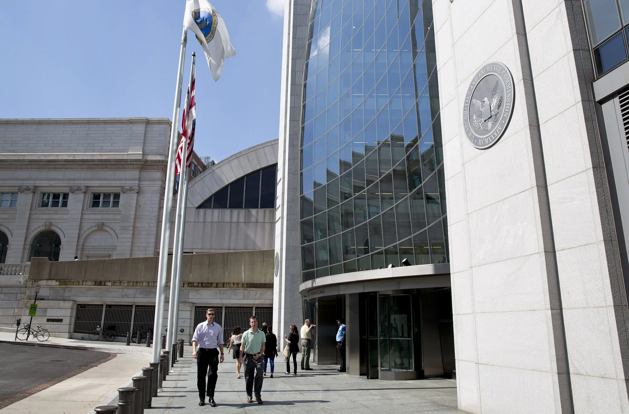 The Securities and Exchange Commission (SEC) headquarters in Washington, D.C.
