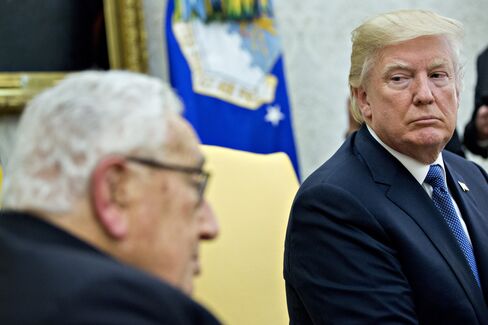 President Trump Meets With Former Secretary Of State Henry Kissinger