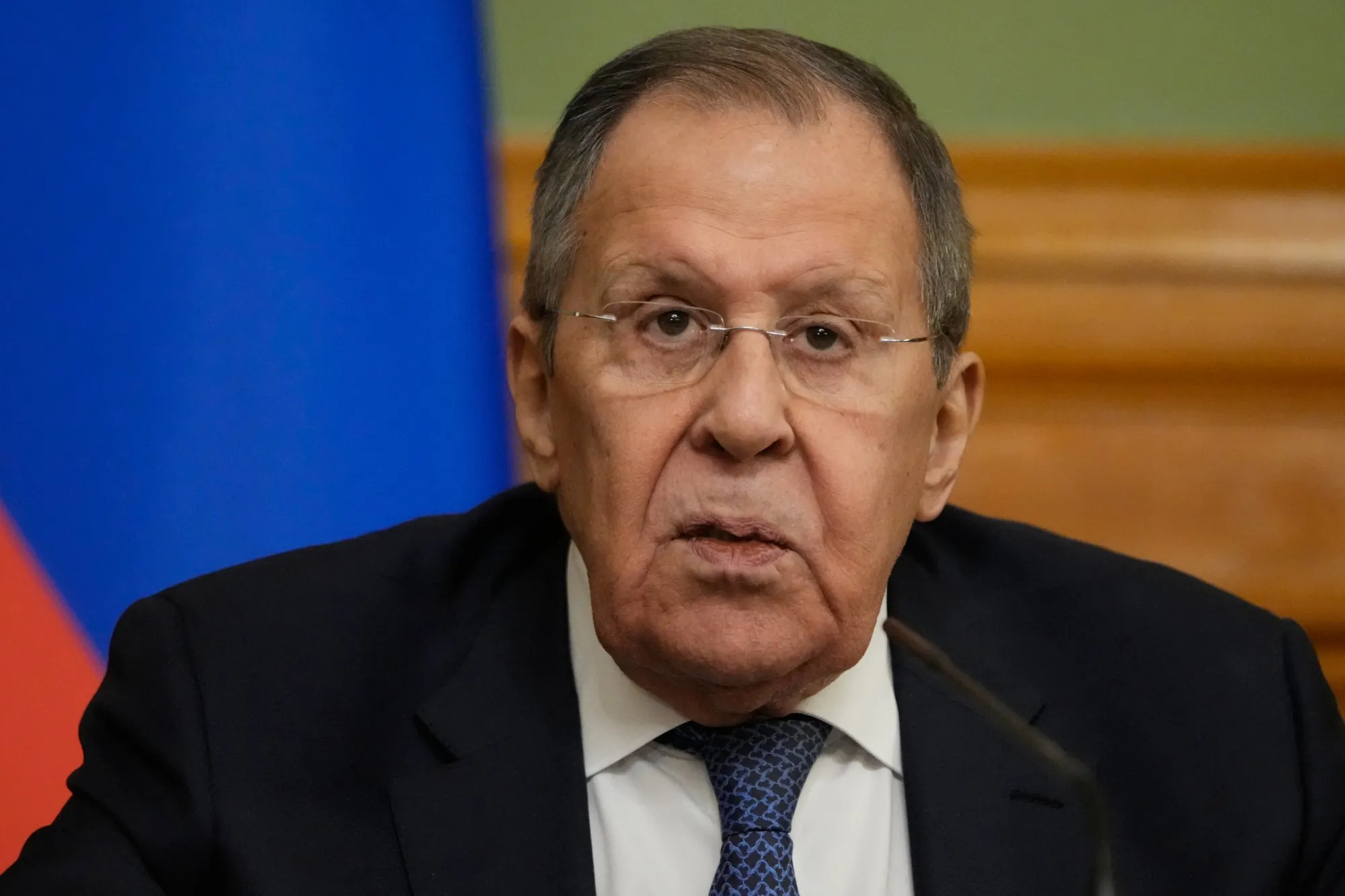 Sergei Lavrov in Moscow, on April 3.