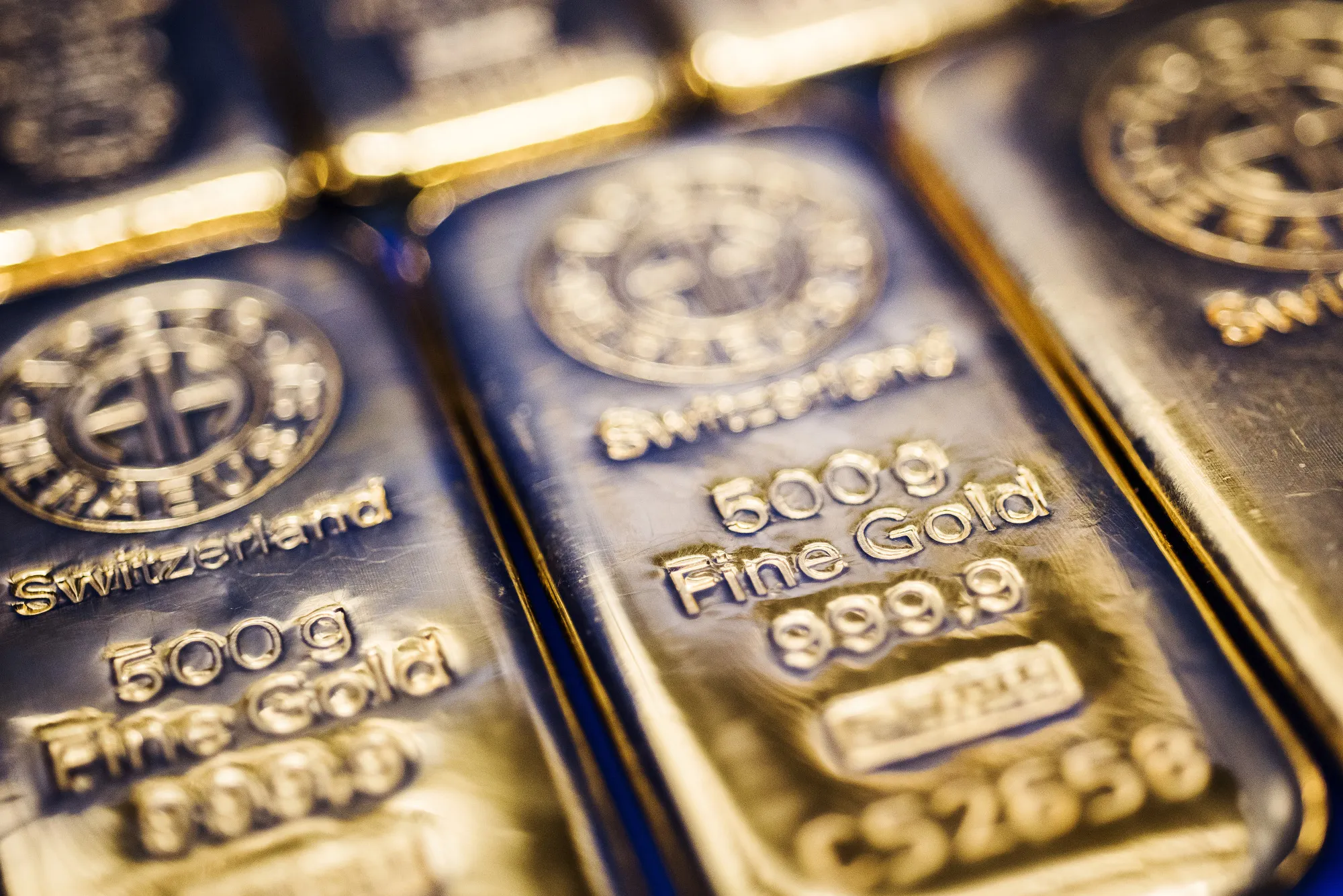 Swiss manufactured&nbsp;gold bars.