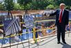President Trump Visits Construction Site As Senate GOP Race To Fix Ballroom Security Funding