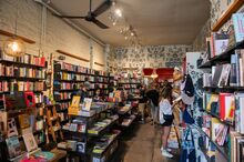 Inside Type Books in West Queen West.