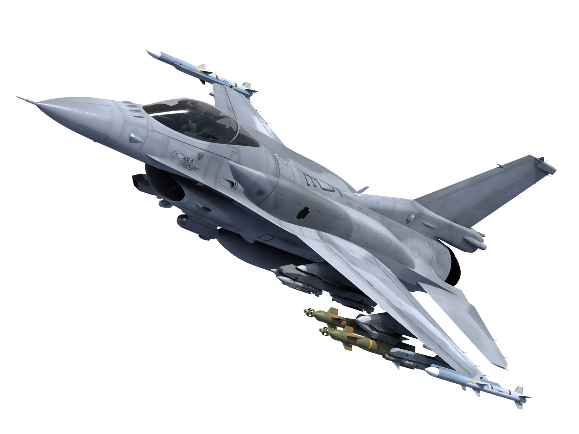 Lockheed Martin F-16 Block 70 fighter jet.