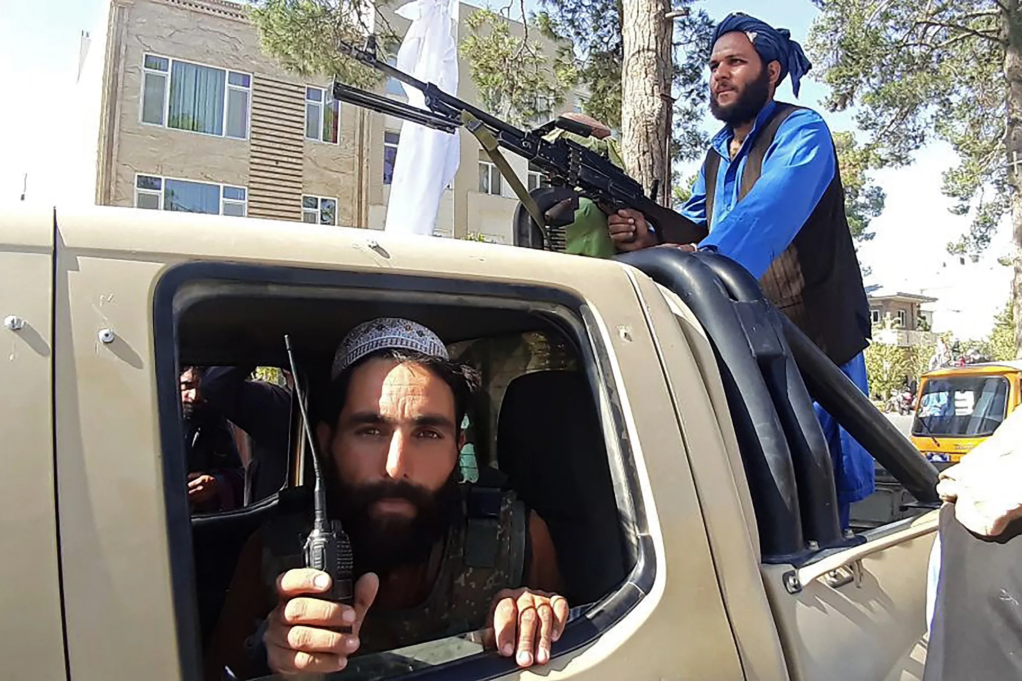 Taliban onslaught.