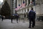 Trading On The Floor Of The NYSE As Tech Spurs Stock Rebound