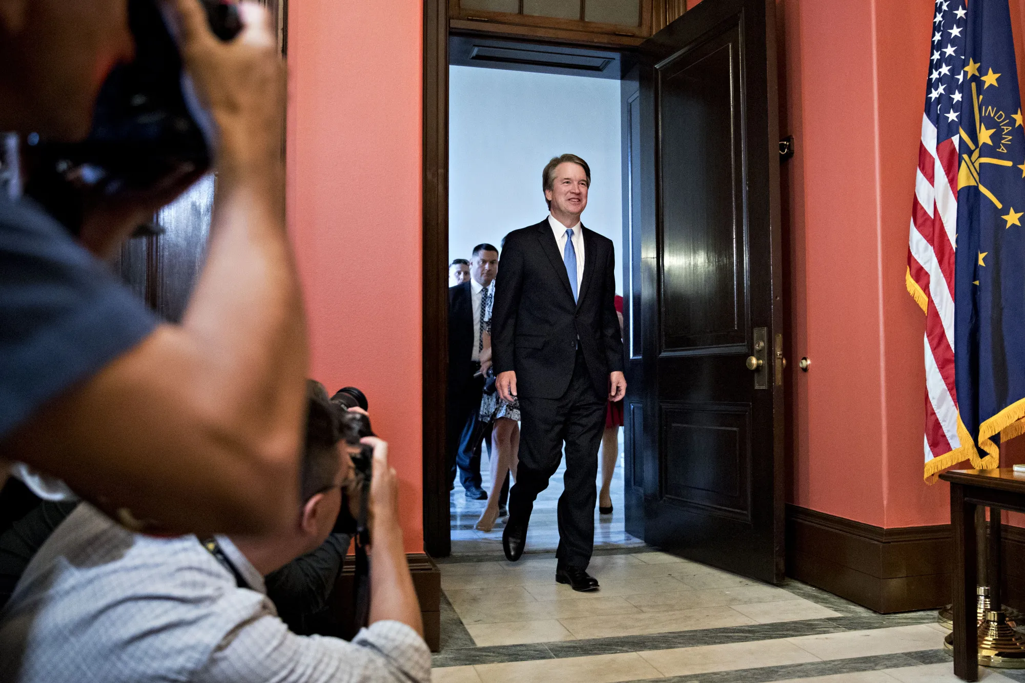 Brett Kavanaugh, U.S. Supreme Court associate justice nominee for U.S. President Donald Trump.