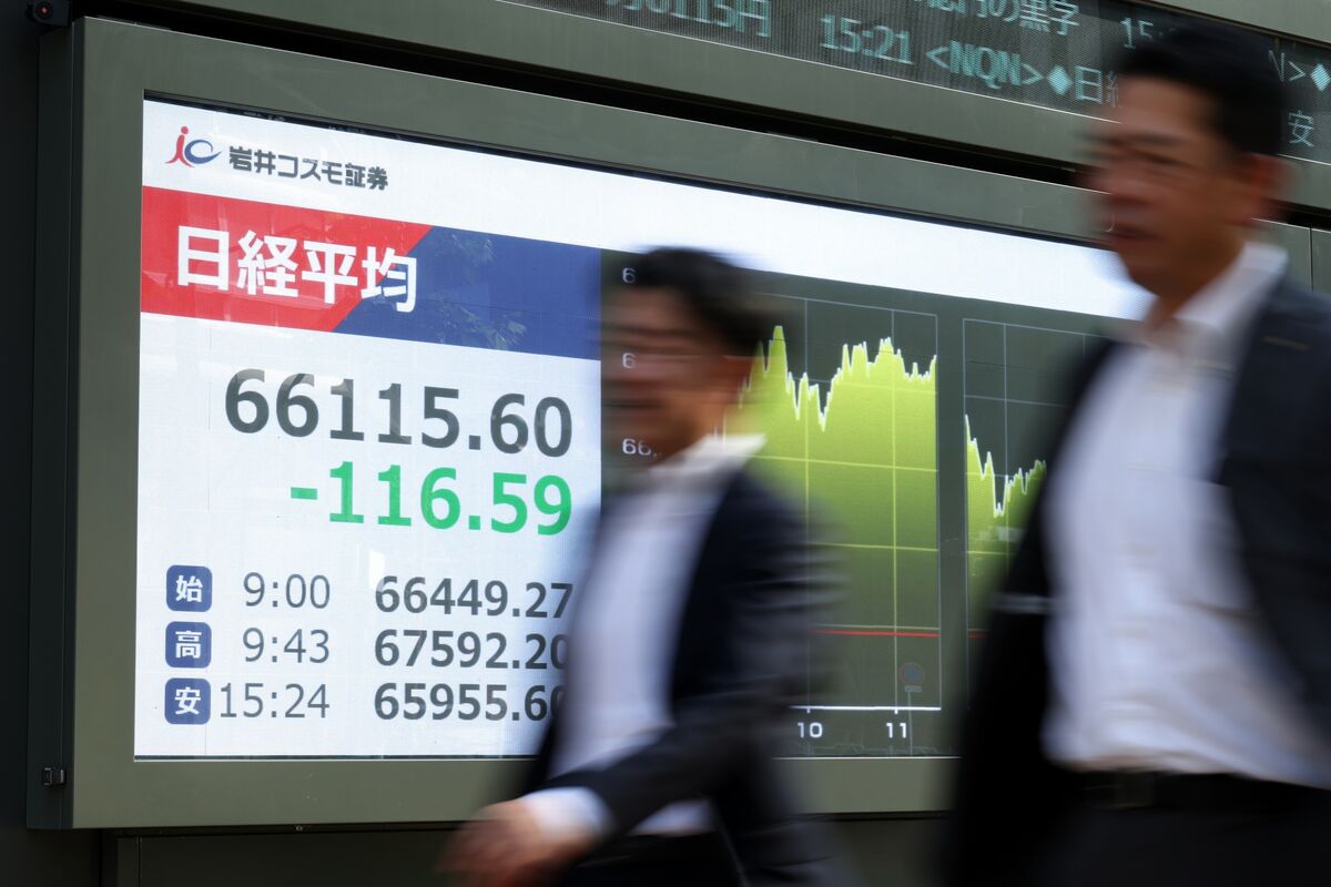 Asian Stocks Slide 10% From June Peak to Head for Correction