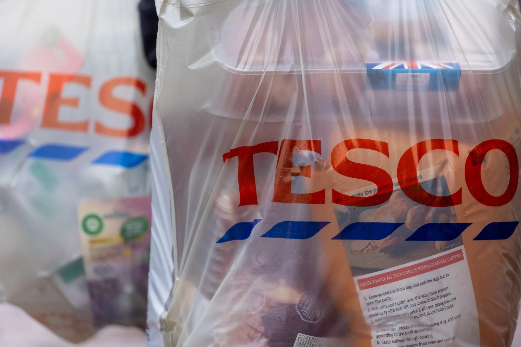 Tesco has faced tough competition from discount grocers.