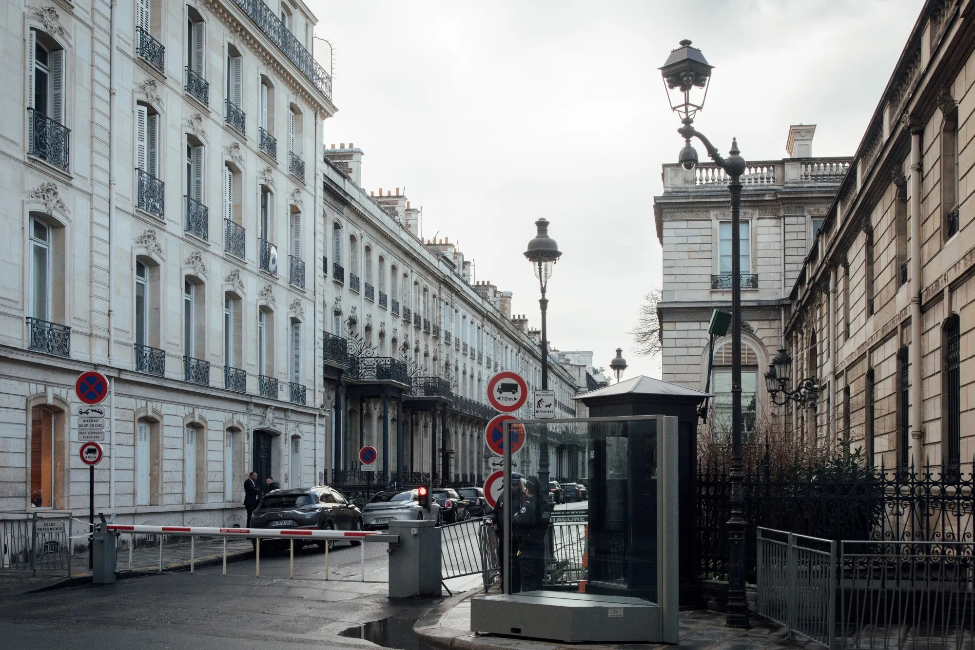 The private street where billionaire Daniel Kretinsky bought a townhouse, in Paris.