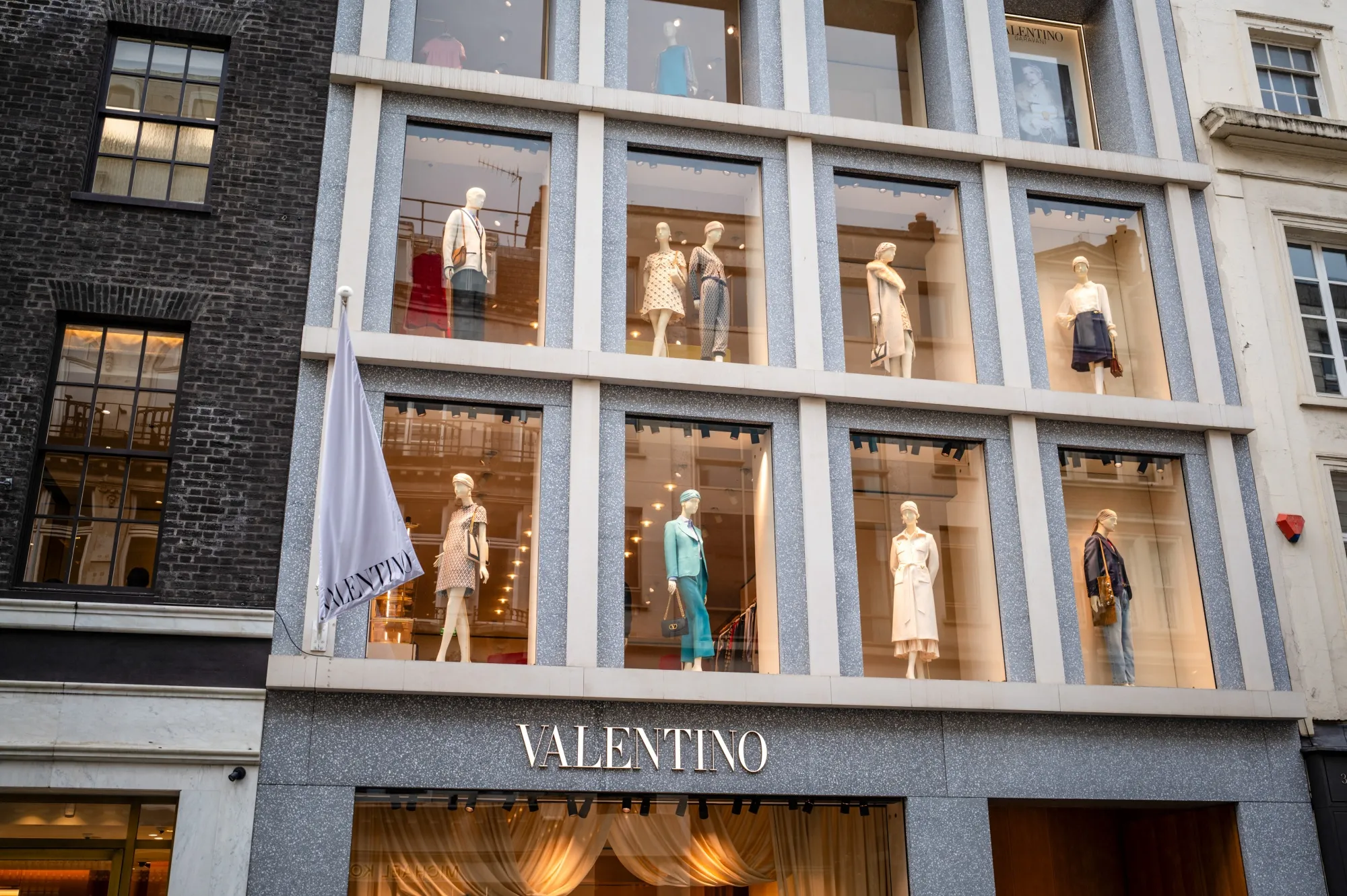 A Valentino SpA luxury boutique in central London.