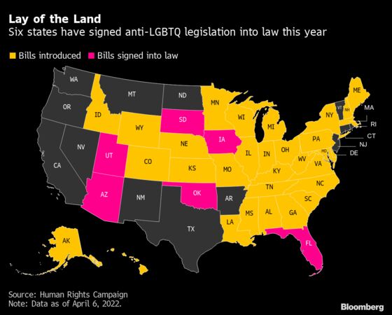 Anti-LGBTQ Proposals Are Flooding U.S. State Legislatures at a Record Pace