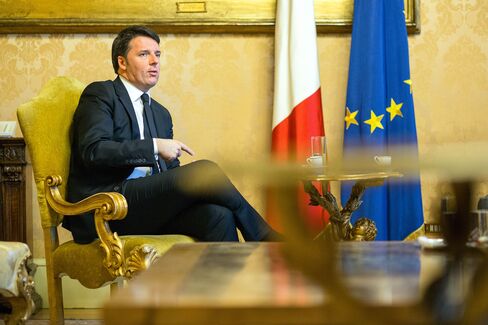Italian Prime Minister Pier Matteo Renzi Interview