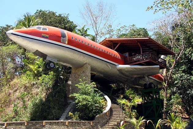 One of the many interesting Airbnb listings of places to stay