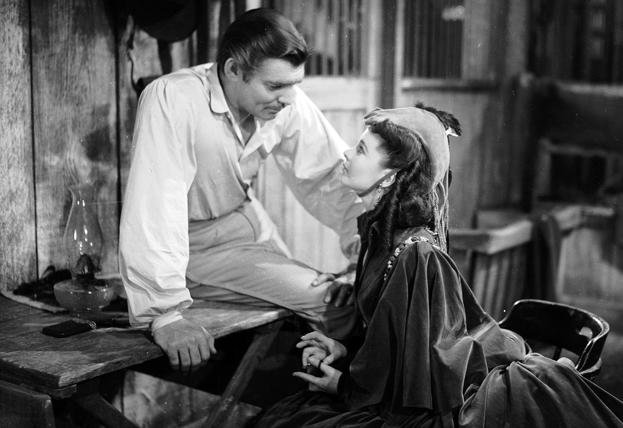 Clark Gable and Vivien Leigh star in “Gone With the Wind.”