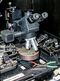 GaN transistors are examined under a microscope.