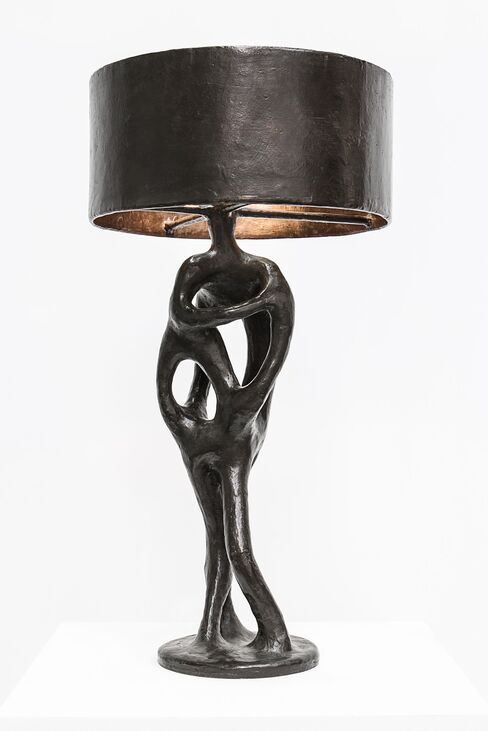 A "Kiss" lamp from Atelier Van Lieshout, which sells for $30,000