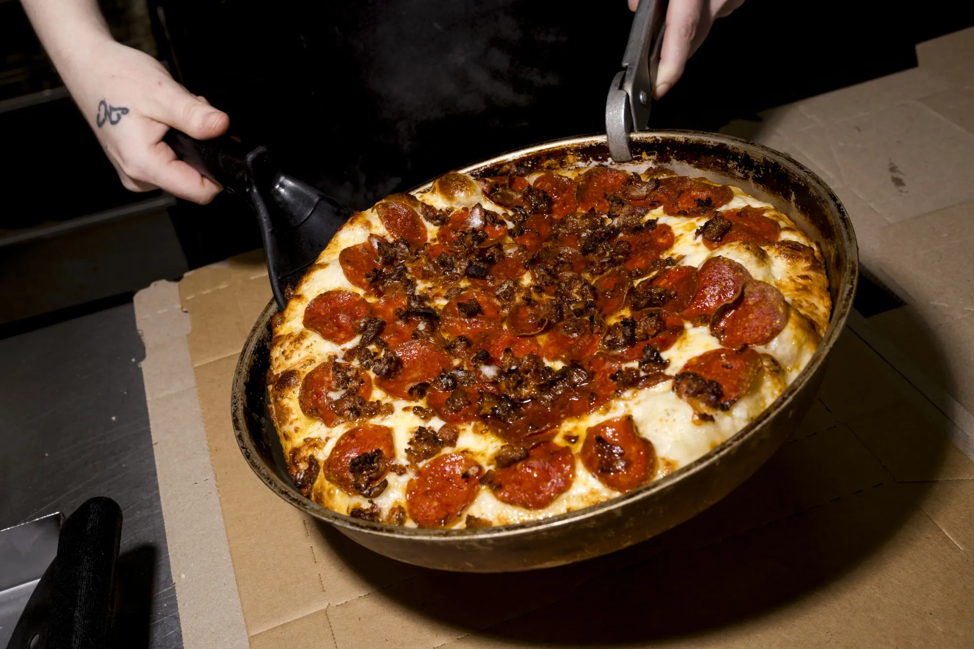 A Domino's in Trenton, Michigan, in 2024.