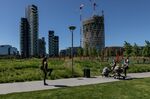 A park in the Porta Nuova district of Milan, where new green features like architect Stefano Boeri’s “Bosco&nbsp;Verticale” have boosted housing values nearby.&nbsp;&nbsp;