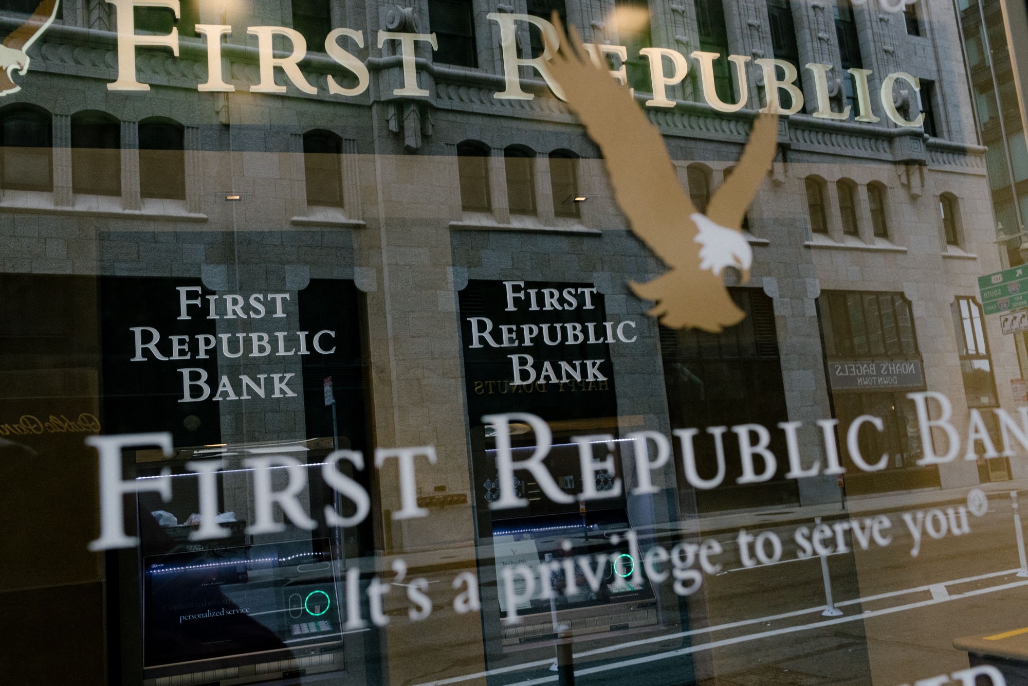 The First Republic Bank headquarters in San Francisco.