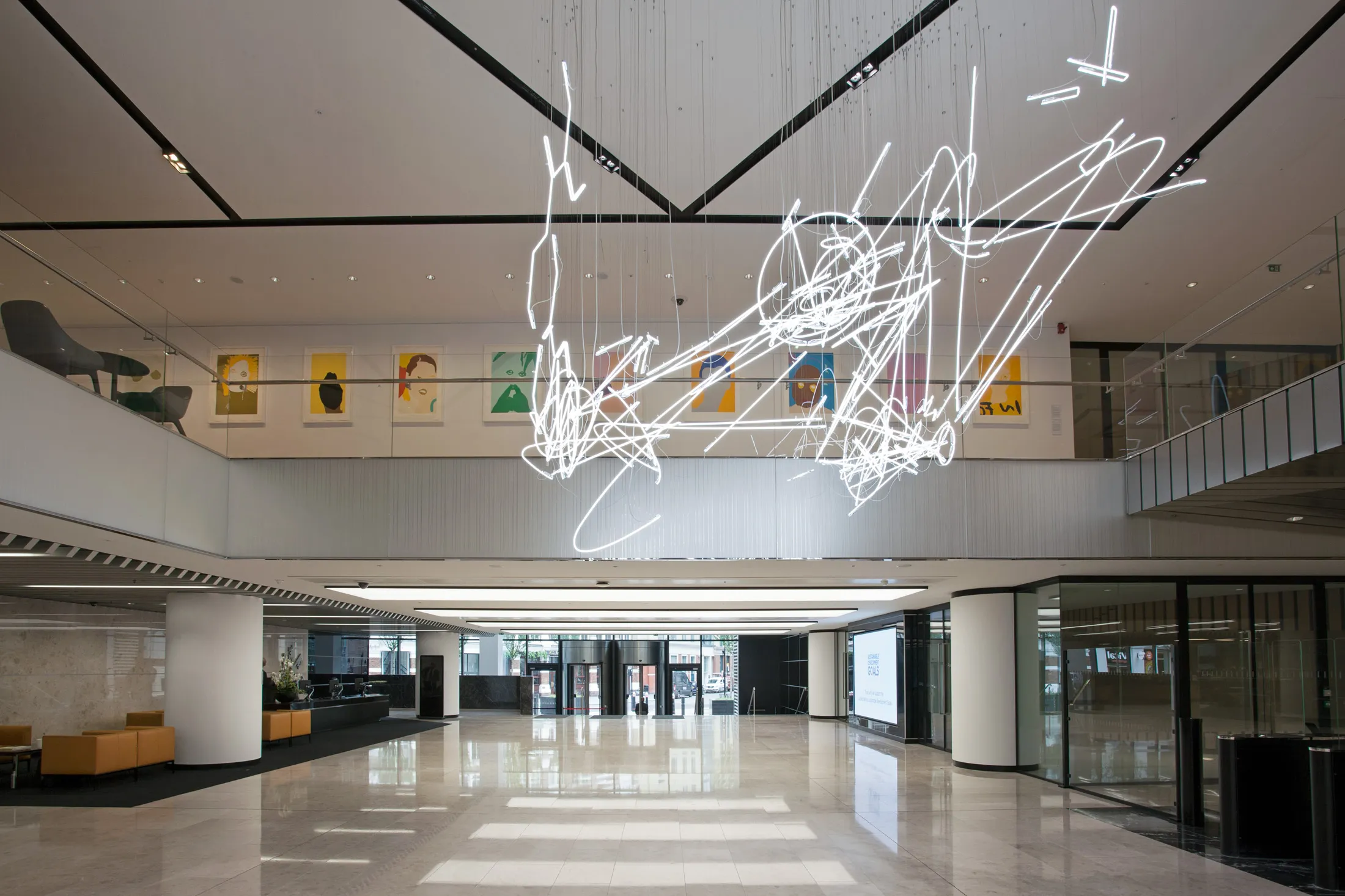 Cerith Wyn Evans More Light Research (2019), part of the UBS Art Collection.