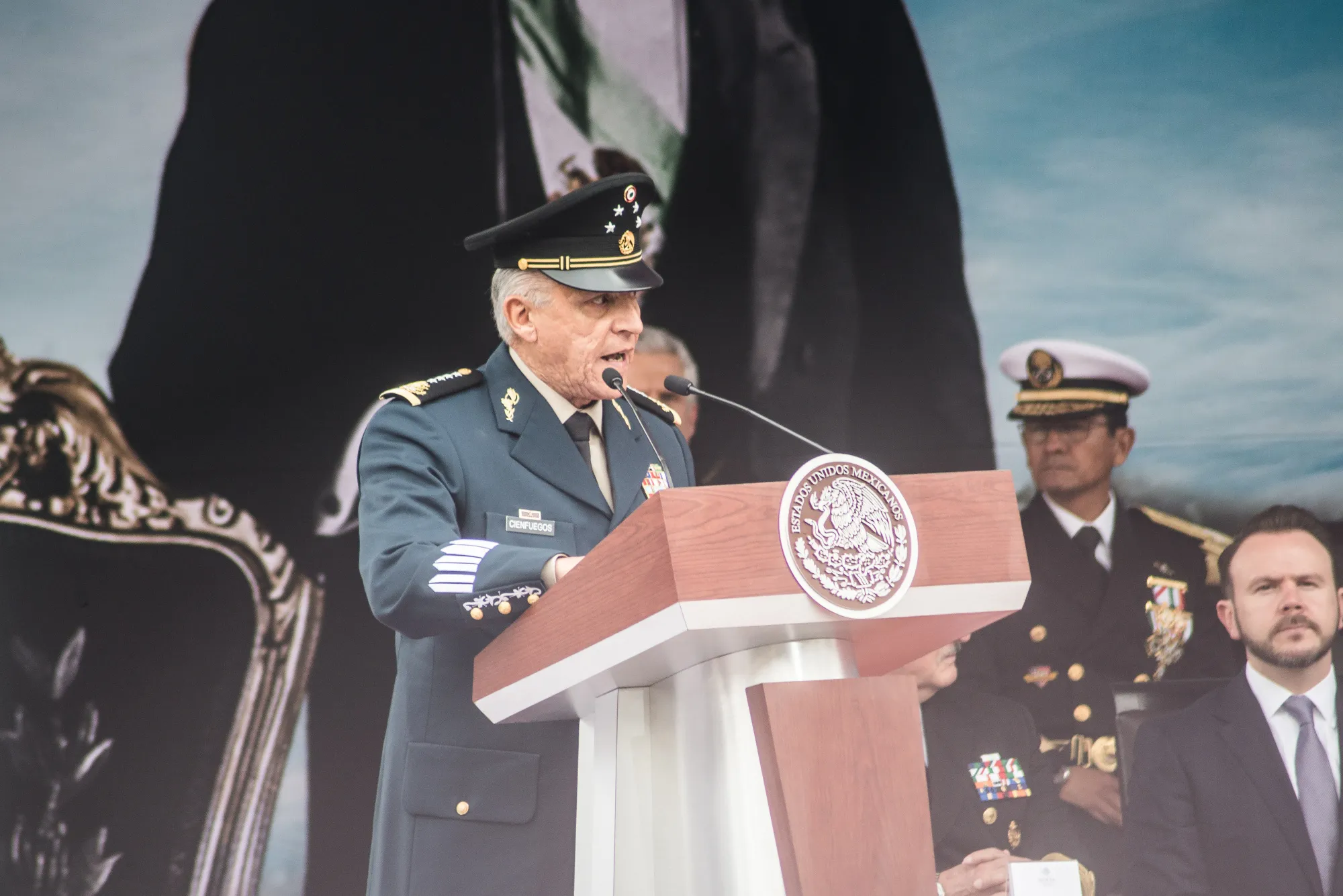 Salvador Cienfuegos in Mexico City in 2018.