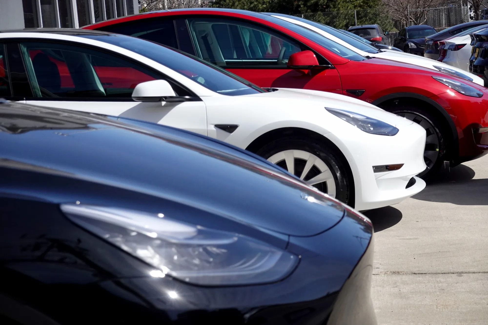 Tesla’s Model Y SUV, Model 3 sedan, Model X SUV and Model S sedan ranked in spots one through four.