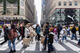 Shoppers In Manhattan On Black Friday