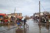 A flooded street in Toamasina, Madagascar, on Feb. 11