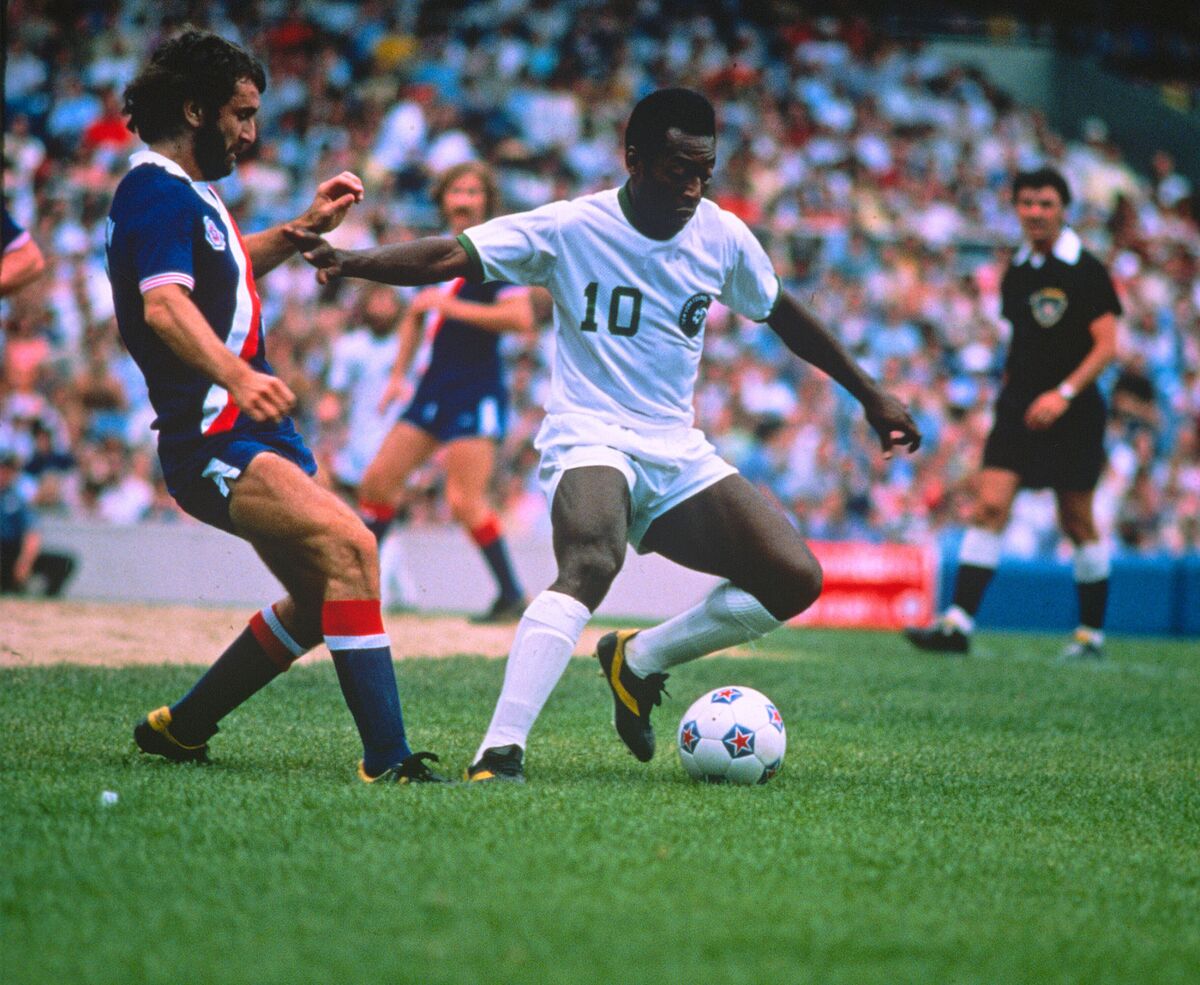 a North American Soccer League franchise best known for Pele’s stint with t...