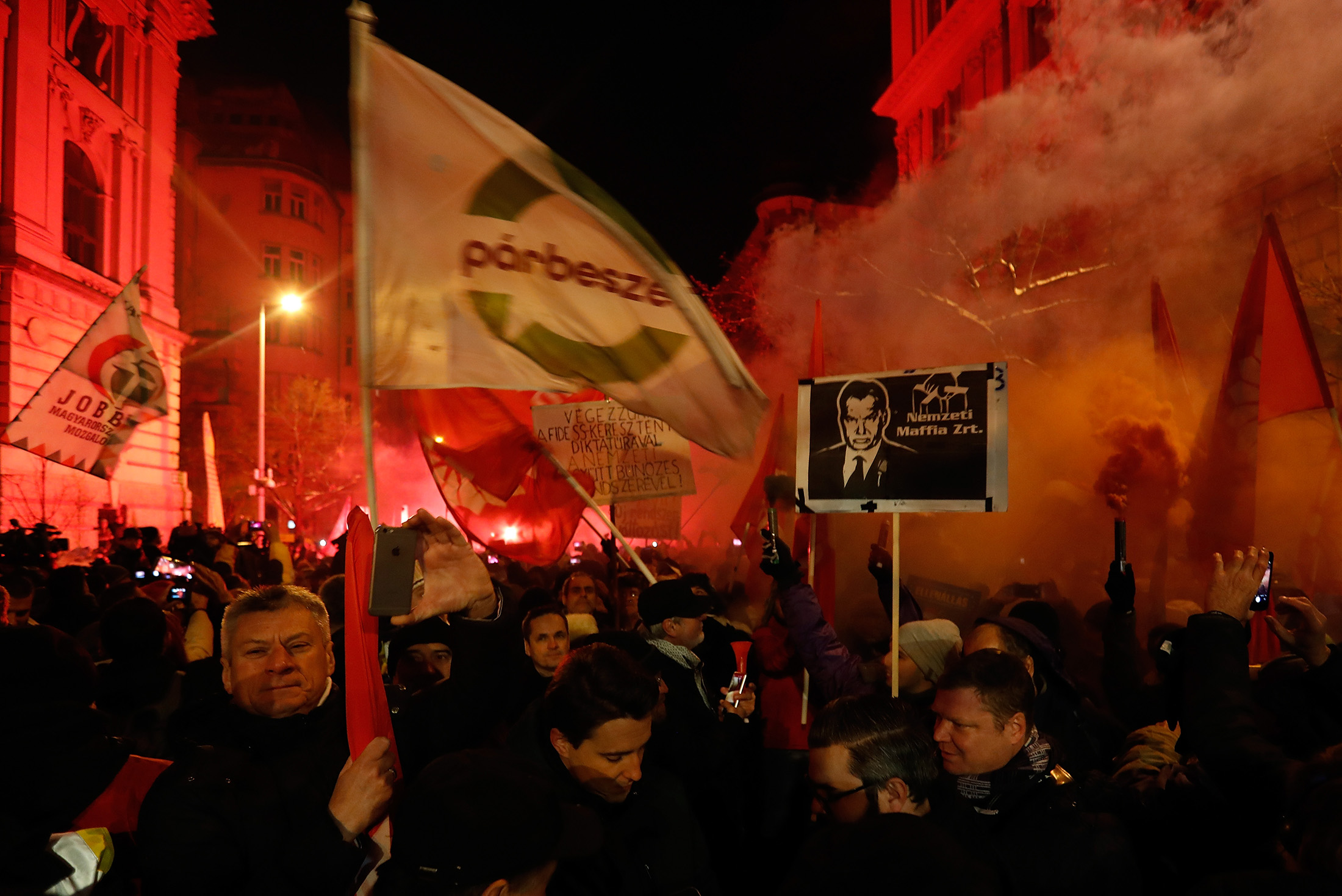 Protests Resume in Budapest Against New Laws