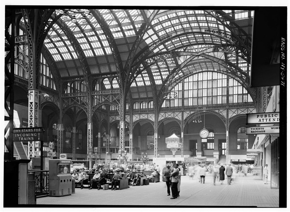The old Penn Station was demolished in 1963.