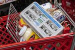 Grocery items in a shopping cart at a store in San Francisco, California, U.S., on Thursday, Nov. 11, 2021.