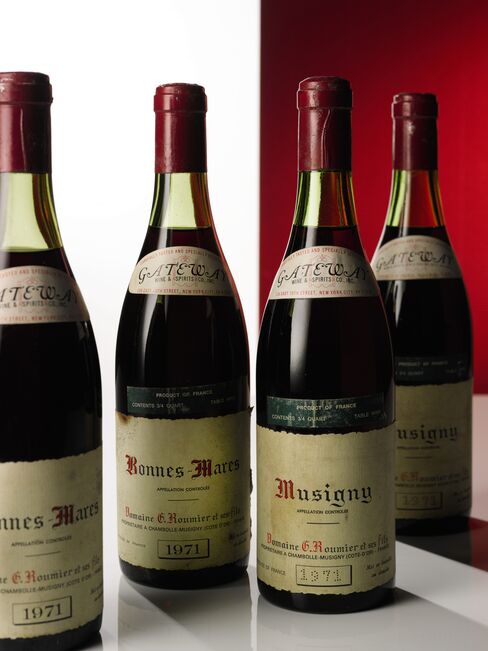 Lot 564: Musigny 1971 Domaine Georges Roumier; Côte de Nuits, Grand Cru; estimate per lot: $20,000-$30,000