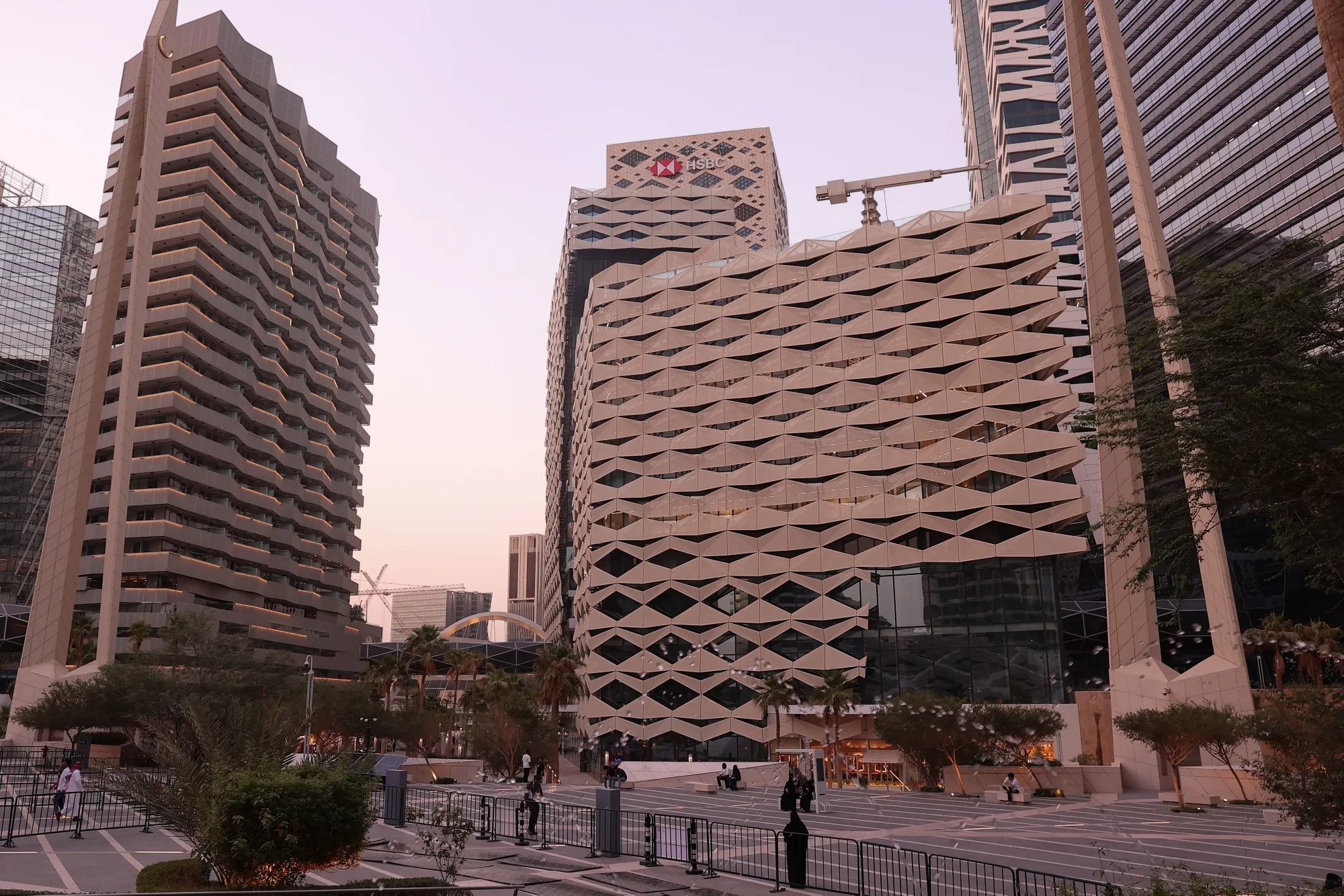 The King Abdullah Financial Center in Riyadh.