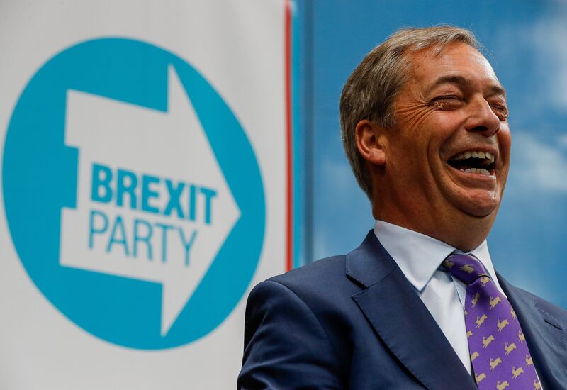 Nigel Farage Launches New U.K. Brexit Party