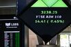 Stock price information for the FTSE AIM 100 index