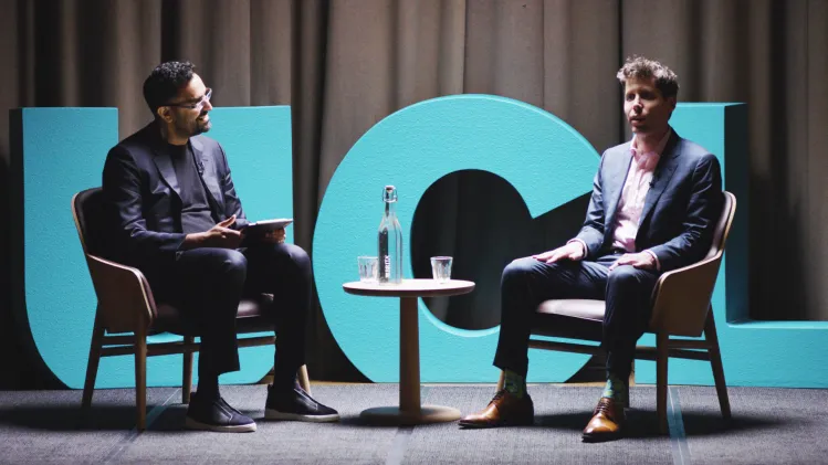 Azeem Azhar talks with OpenAI Co-Founder Sam Altman about the myths, promise and threats posed by AI in everything from politics to education and inequality.