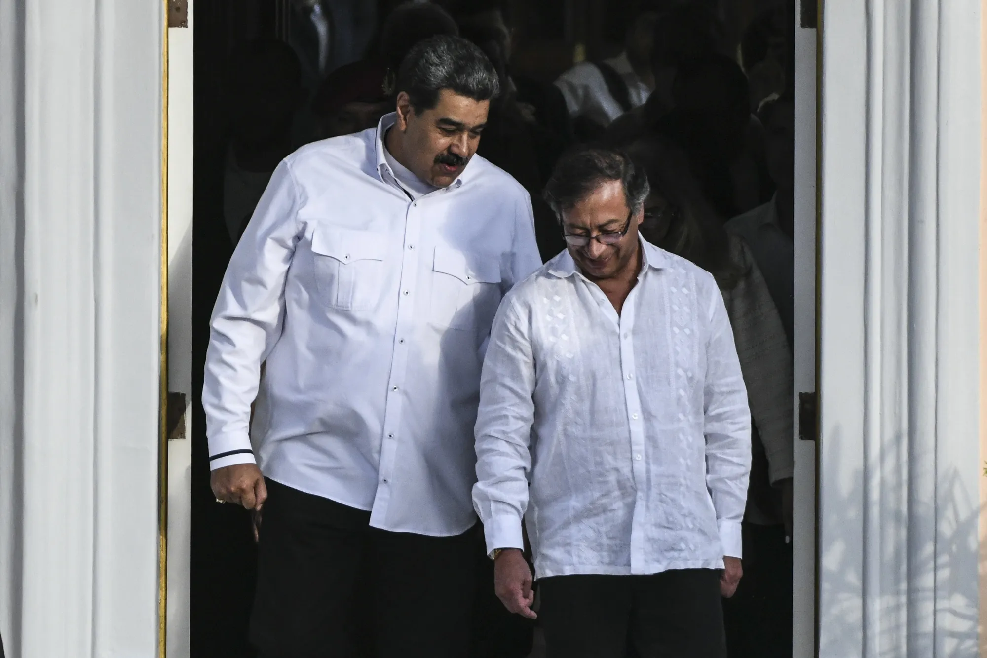 Nicolás Maduro y Gustavo Petro.